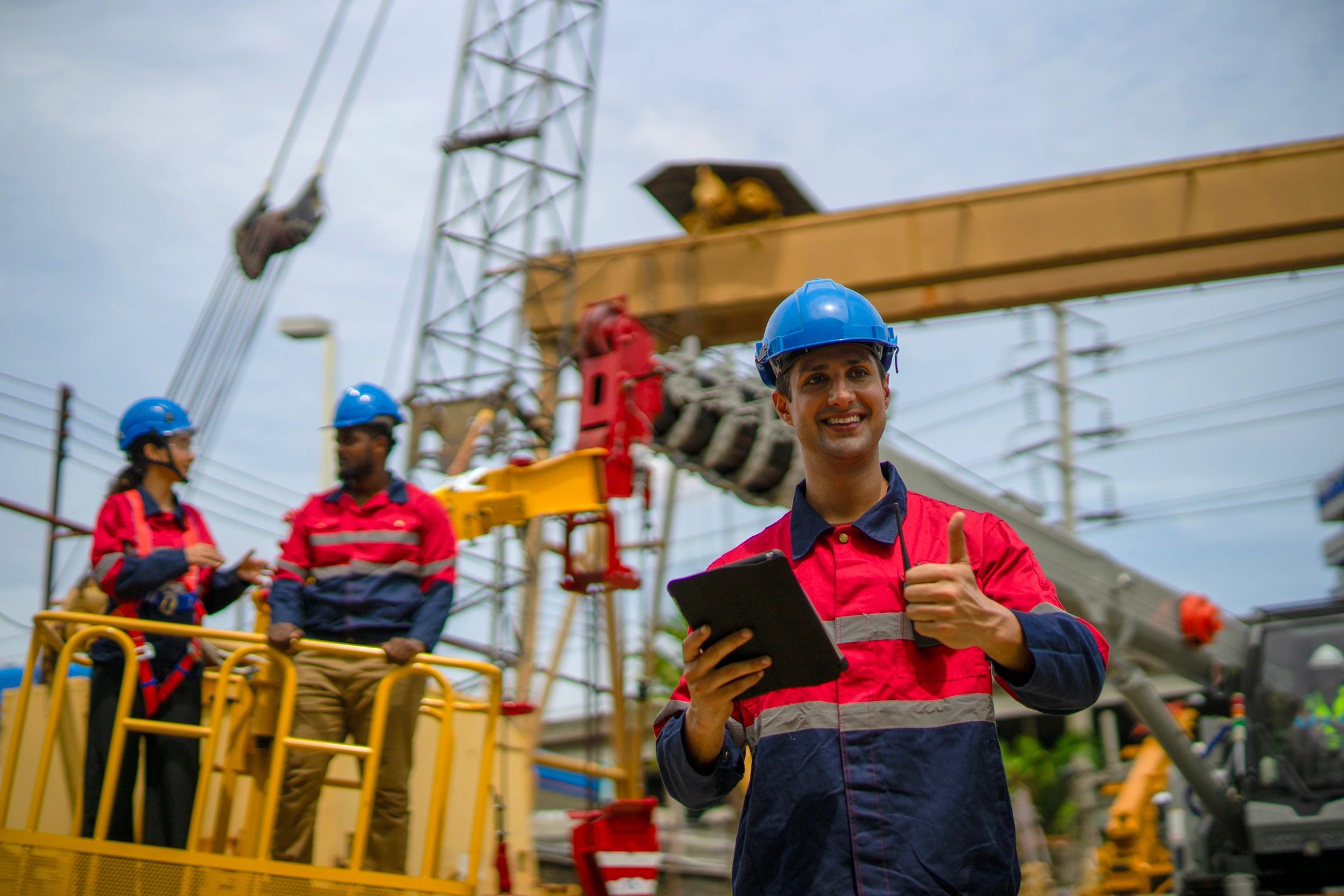 Equipo de ingeniería participando en entrenamiento aplicado